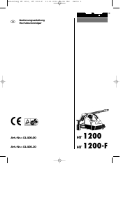 Bedienungsanleitung Einhell HT 1200-F Hochdruckreiniger