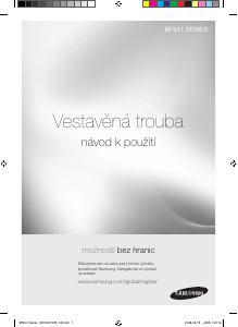 Manuál Samsung BF641FST Trouba