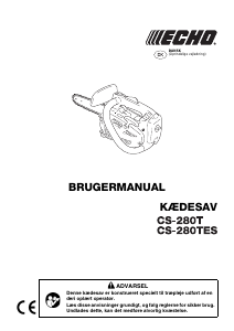 Brugsanvisning Echo CS-280T Kædesav