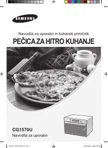 Priročnik Samsung CQ1570U Pečica