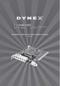 Handleiding Dynex DX-SC71 Geluidskaart