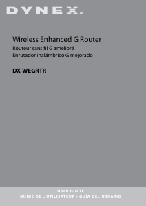 Manual Dynex DX-WEGRTR Router