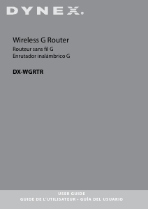 Manual Dynex DX-WGRTR Router