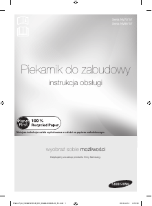 Instrukcja Samsung NV66H5737LB Piekarnik