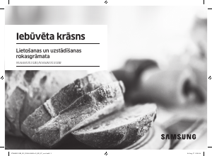 Rokasgrāmata Samsung NV66M3531BS/EO Cepeškrāsns