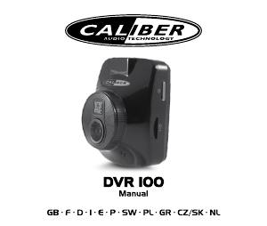 Bedienungsanleitung Caliber DVR100 Action-cam