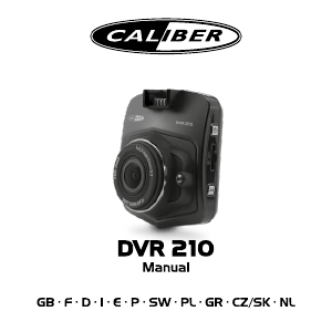 Bruksanvisning Caliber DVR210 Actionkamera