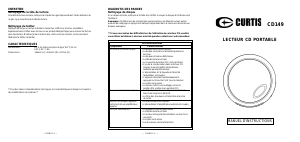 Handleiding Curtis CD149 Discman