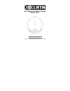 Handleiding Curtis CD156 Discman