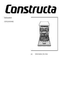 Manual Constructa CP5VX00HKE Dishwasher