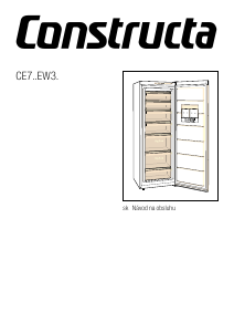 Návod Constructa CE733EW31 Mraznička