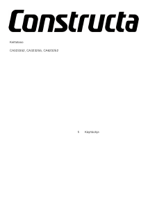 Käyttöohje Constructa CA323255 Keittotaso