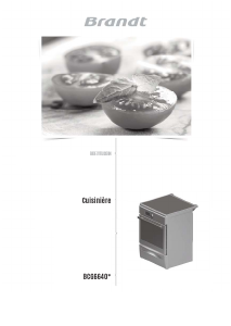 Mode d’emploi Brandt BCG6640X Cuisinière