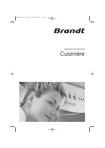 Mode d’emploi Brandt KMP615W Cuisinière