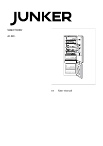 Manual Junker JC87BBSE0 Fridge-Freezer