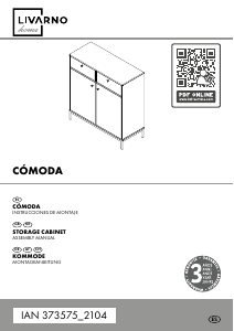 Manual Livarno IAN 373575 Dresser