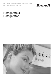 Mode d’emploi Brandt D26710S Réfrigérateur combiné