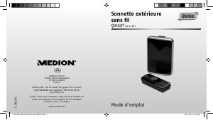 Mode d’emploi Quigg MD 13187 Sonnette de porte