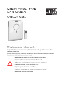 Mode d’emploi Urmet 43551 Sonnette de porte