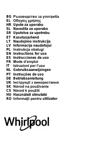 Instrukcja Whirlpool WHVP 62F LT SK Okap kuchenny