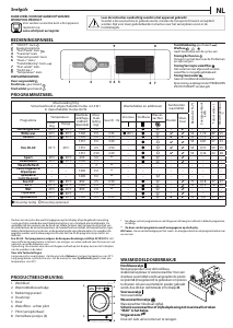 Handleiding Whirlpool FFB 9458 WEV NL Wasmachine