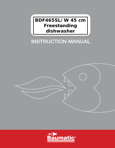 Handleiding Baumatic BDF465W Vaatwasser