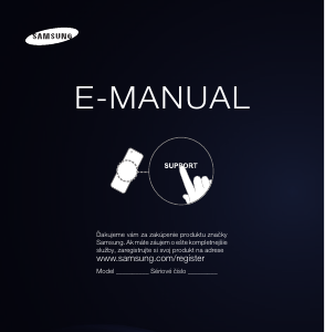 Návod Samsung PS51E550D1W Plazmový televízor