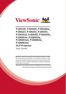 Manual ViewSonic PJD5226 Projector