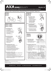 Handleiding AXA Blueline 30 Fietslamp