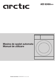 Manual Arctic AED6240A++ Mașină de spălat