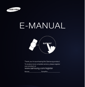 Manual Samsung PS60E557D1K Plasma Television
