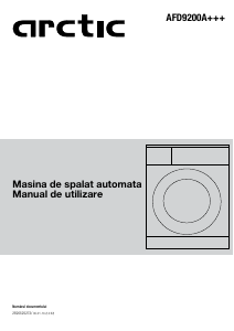 Manual Arctic AFD9200A+ Mașină de spălat