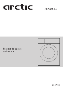 Manual Arctic CB5800A+ Mașină de spălat