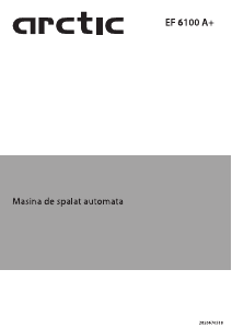 Manual Arctic EF6100A+ Mașină de spălat