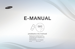 Návod Samsung PS64D8000FU Plazmový televízor