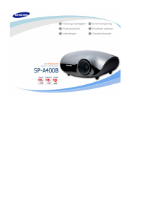 Handleiding Samsung SP-A400B Beamer
