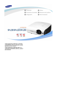 Manuale Samsung SP-L250 Proiettore