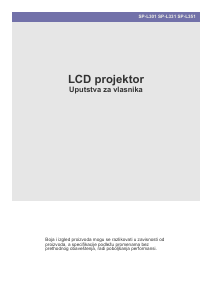Priručnik Samsung SP-L301 Projektor