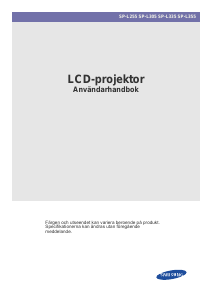 Bruksanvisning Samsung SP-L305 Projektor
