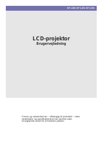Brugsanvisning Samsung SP-L331 Projektor