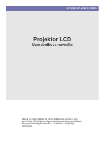 Priročnik Samsung SP-M200 Projektor