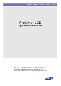 Priročnik Samsung SP-M225 Projektor