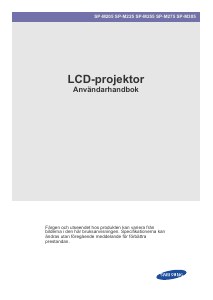 Bruksanvisning Samsung SP-M255W Projektor