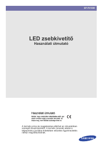 Használati útmutató Samsung SP-P410M Vetítő