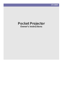 Manual Samsung SP-U300M Projector