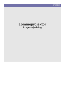Brugsanvisning Samsung SP-U300M Projektor