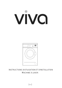 Manual Viva WFV12A31FF Máquina de lavar roupa