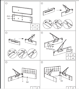Manual vidaXL 285573 Estrutura de cama