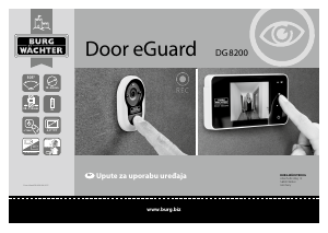 Priručnik Burg-Wächter DG 8200 Door eGuard Zvono na vratima