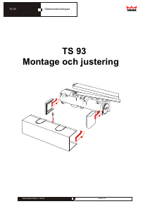 Bruksanvisning Dorma TS 93 Dörrstängare